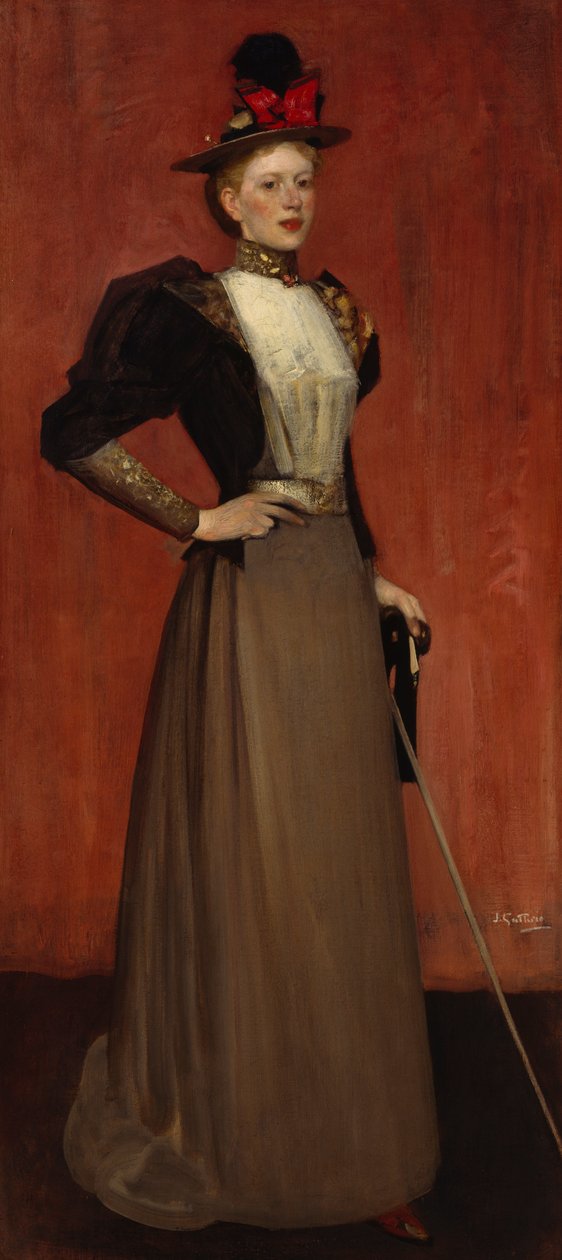Maggie Hamilton (Mrs AN Paterson) (olje på lerret) av James Guthrie