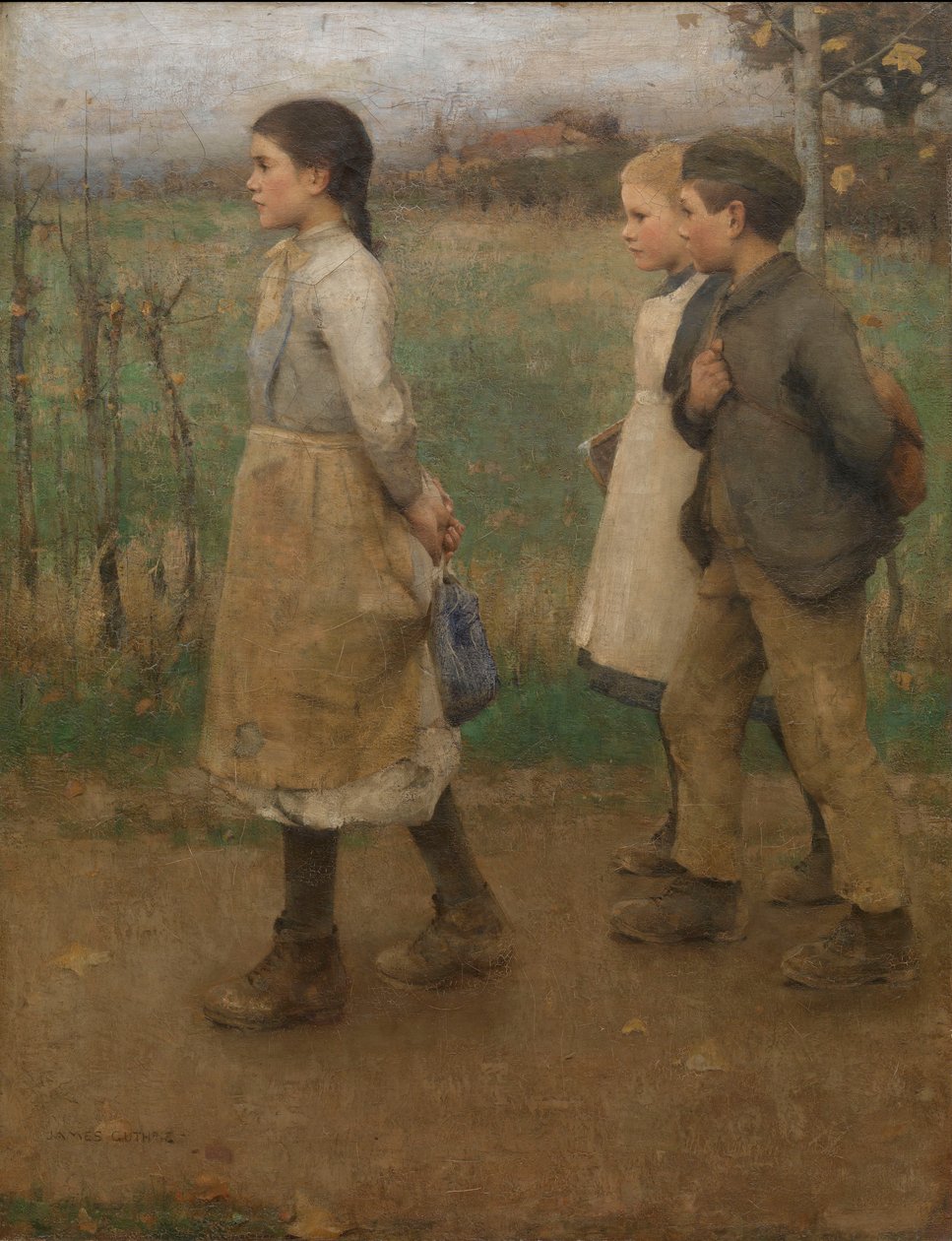 Skolekamerater, ca. 1884 (olje på lerret) av James Guthrie