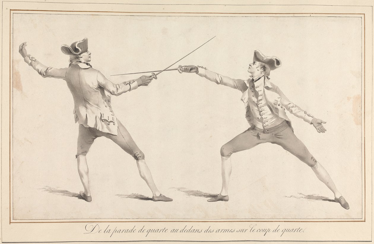Fra Parry of Quarte Inside the Arms på Coup de Quarte av James Gwin