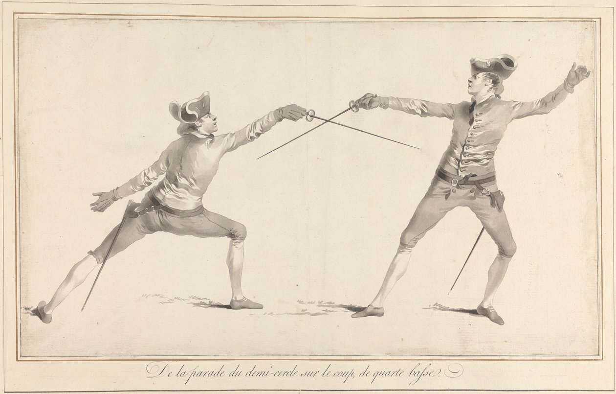 Fra Parry of the Semi-Circle on the Coup, fra Quarte Basse av James Gwin