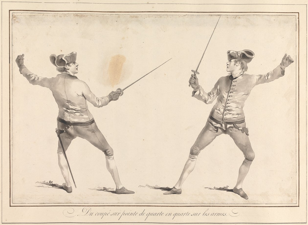 Fra Coupé sur Pointe de Quarte til Quarte on Arms av James Gwin