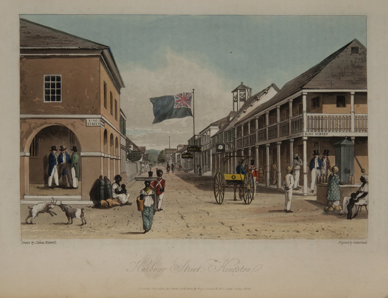 Harbour Street, Kingston av James Hakewill
