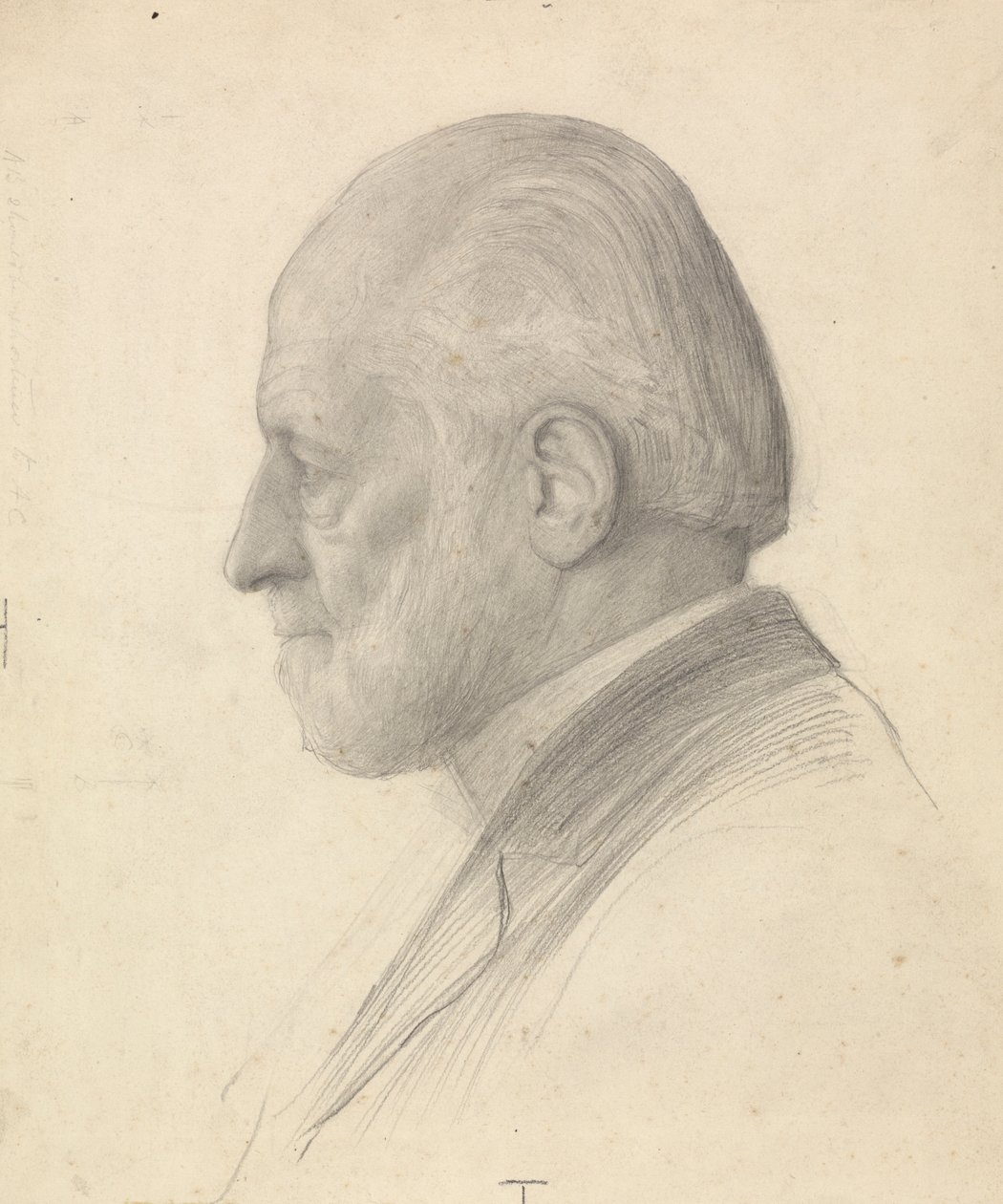Portrett av en eldre herre og portrett av en eldre kvinne av James Havard Thomas