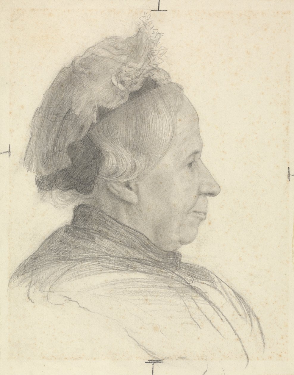 Portrett av en eldre herre og portrett av en eldre kvinne av James Havard Thomas