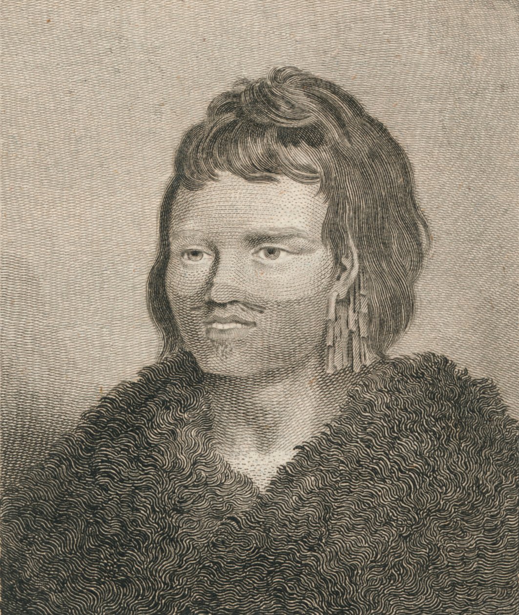 A Native of Sandwich Sound, 1784. av James Heath