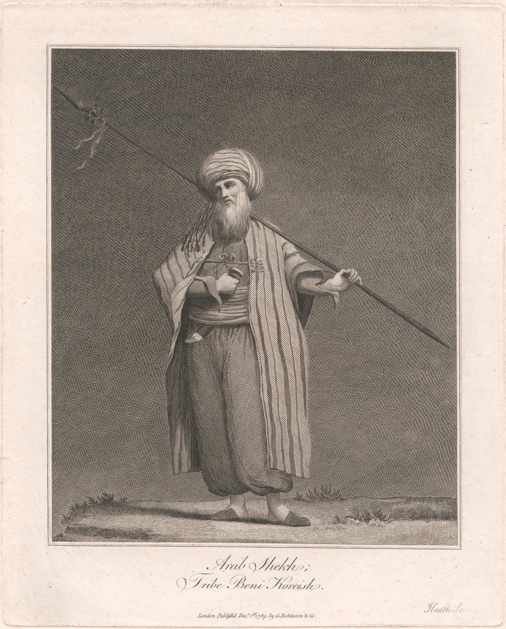 Arab Shekh, stamme Beni Koreish av James Heath