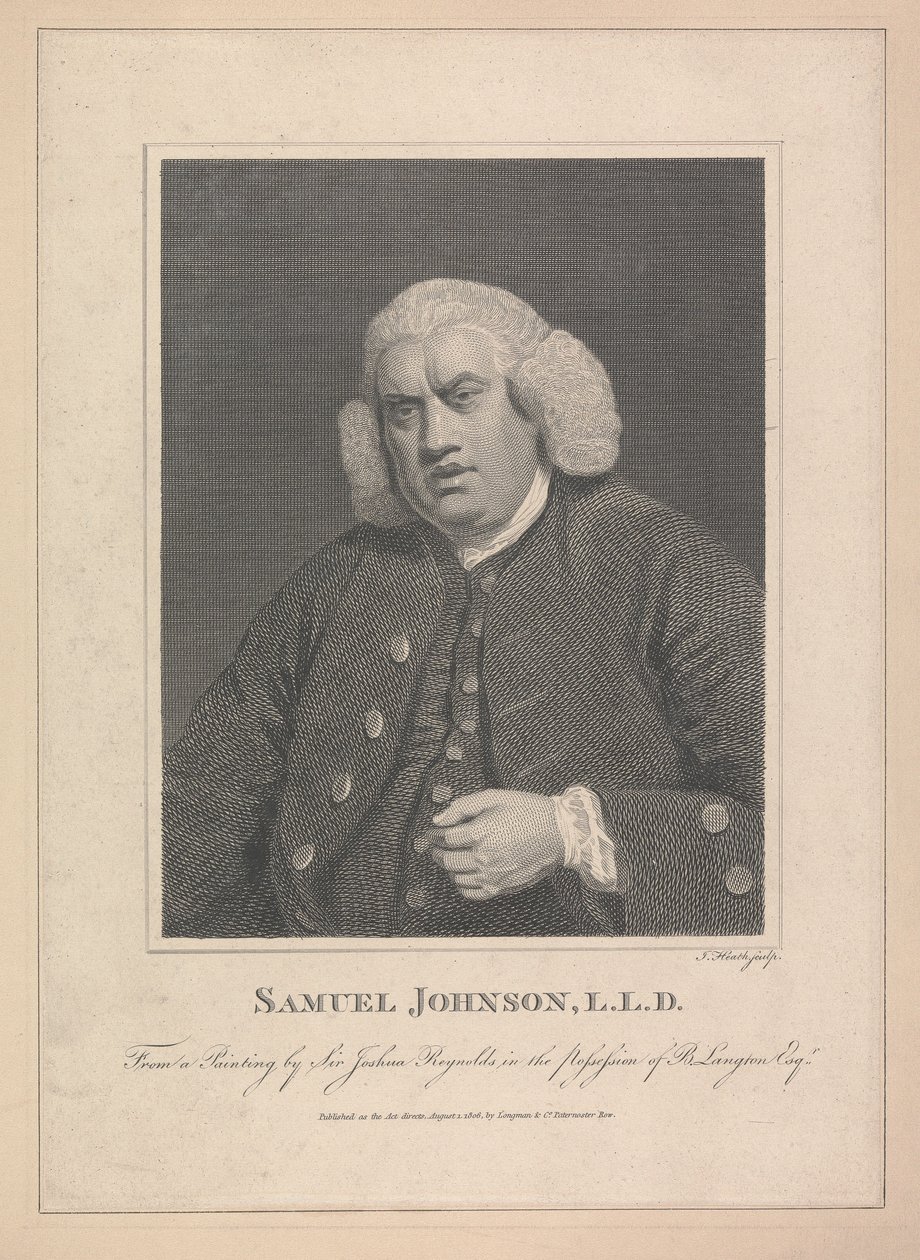 Samuel Johnson av James Heath