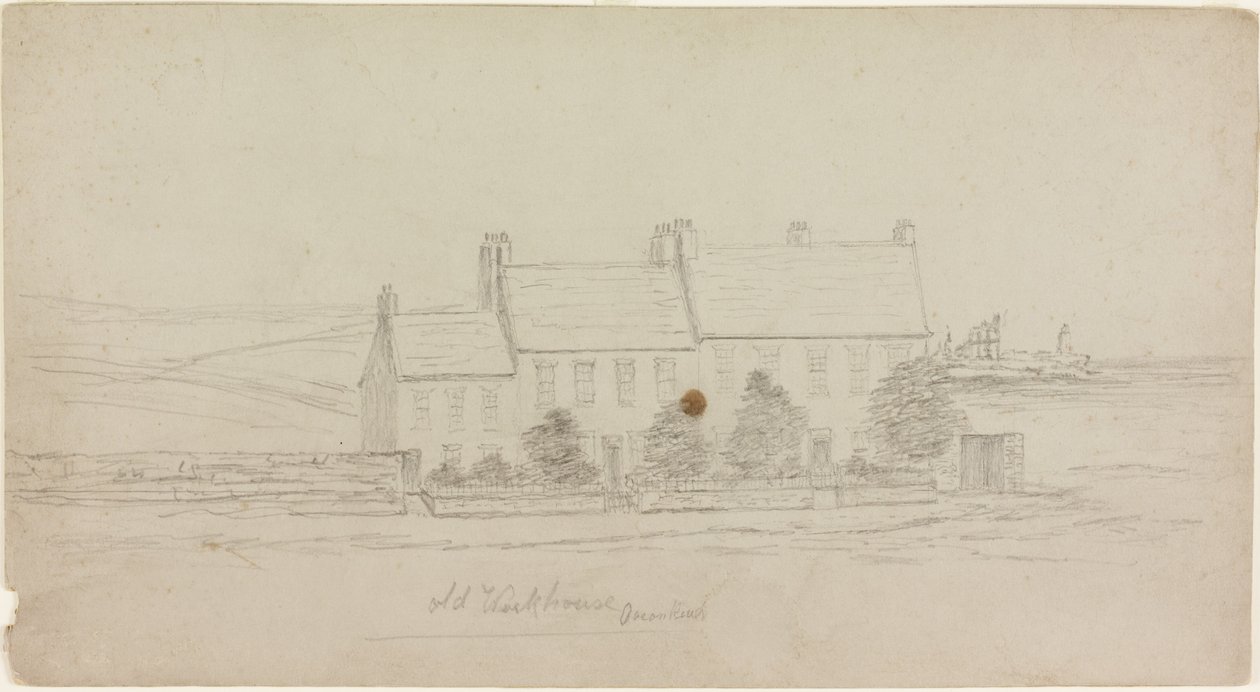 Old Workhouse, Ocean Road (blyant på kort) av James Henry Cleet