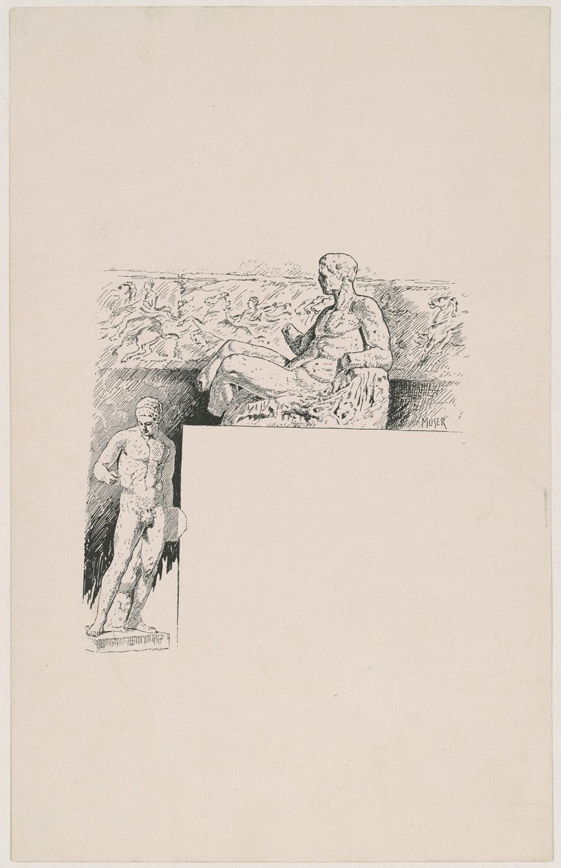 Rollebesetninger fra Antique Sculpture: The Parthenon av James Henry Moser