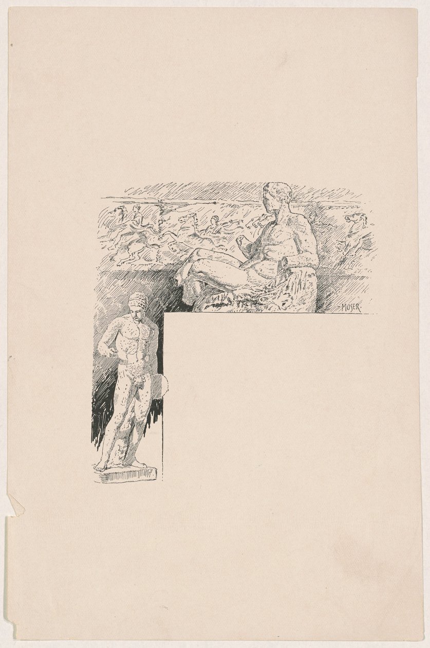 Rollebesetninger fra Antique Sculpture: The Parthenon av James Henry Moser