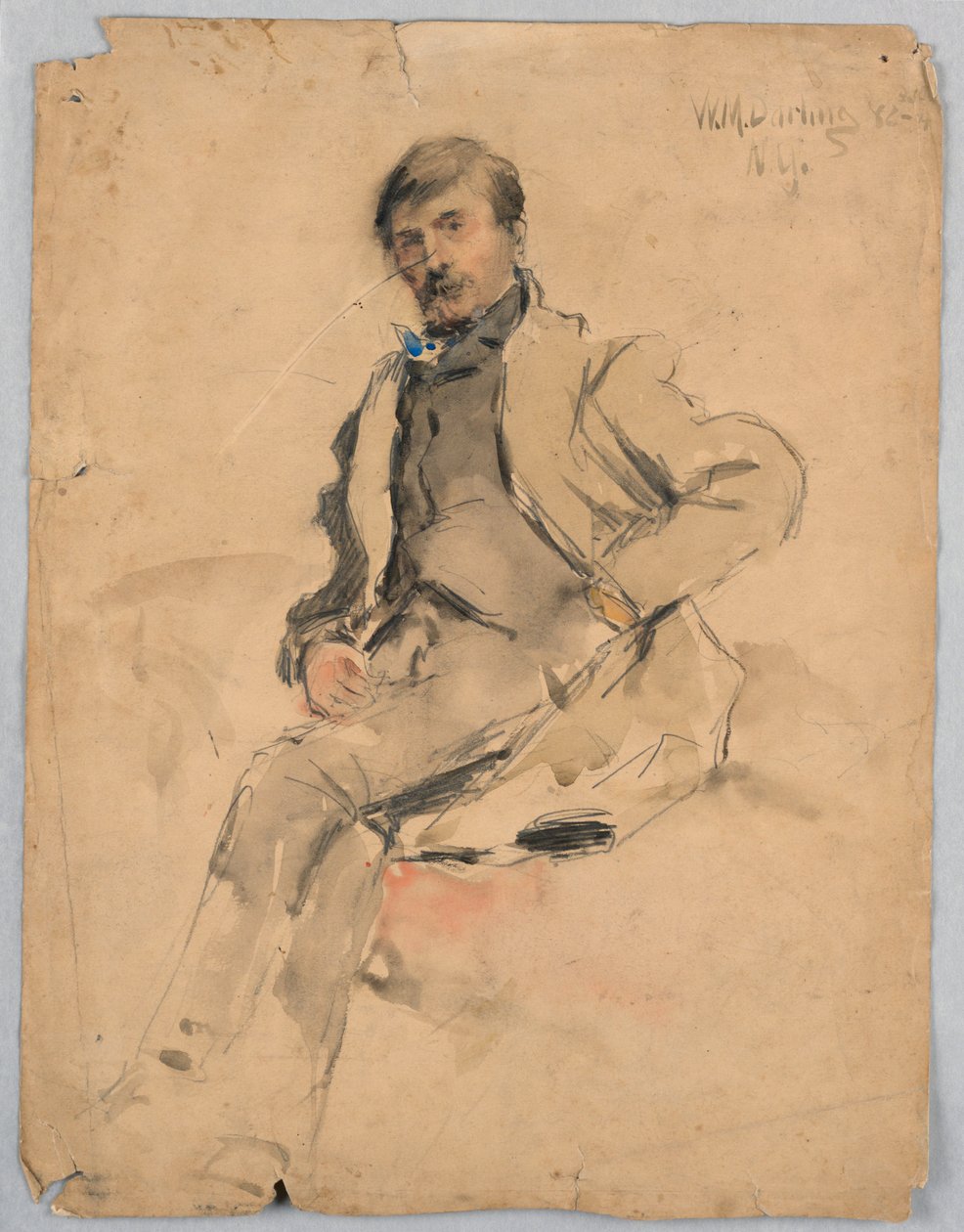 Portrett av W. M. Darling, New York av James Henry Moser