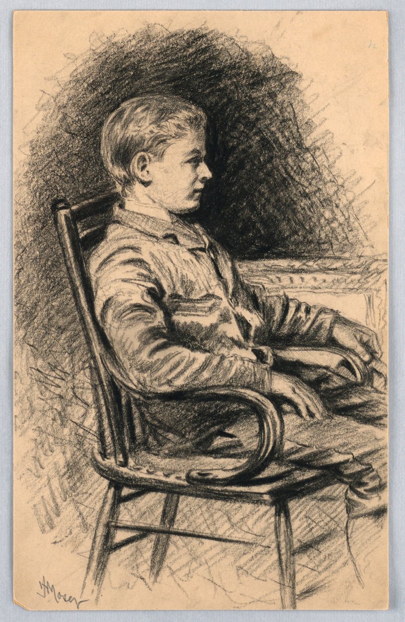 Portrett av en gutt av James Henry Moser