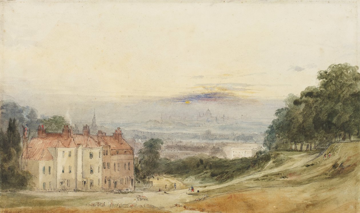 London fra Blackheath av James Holland