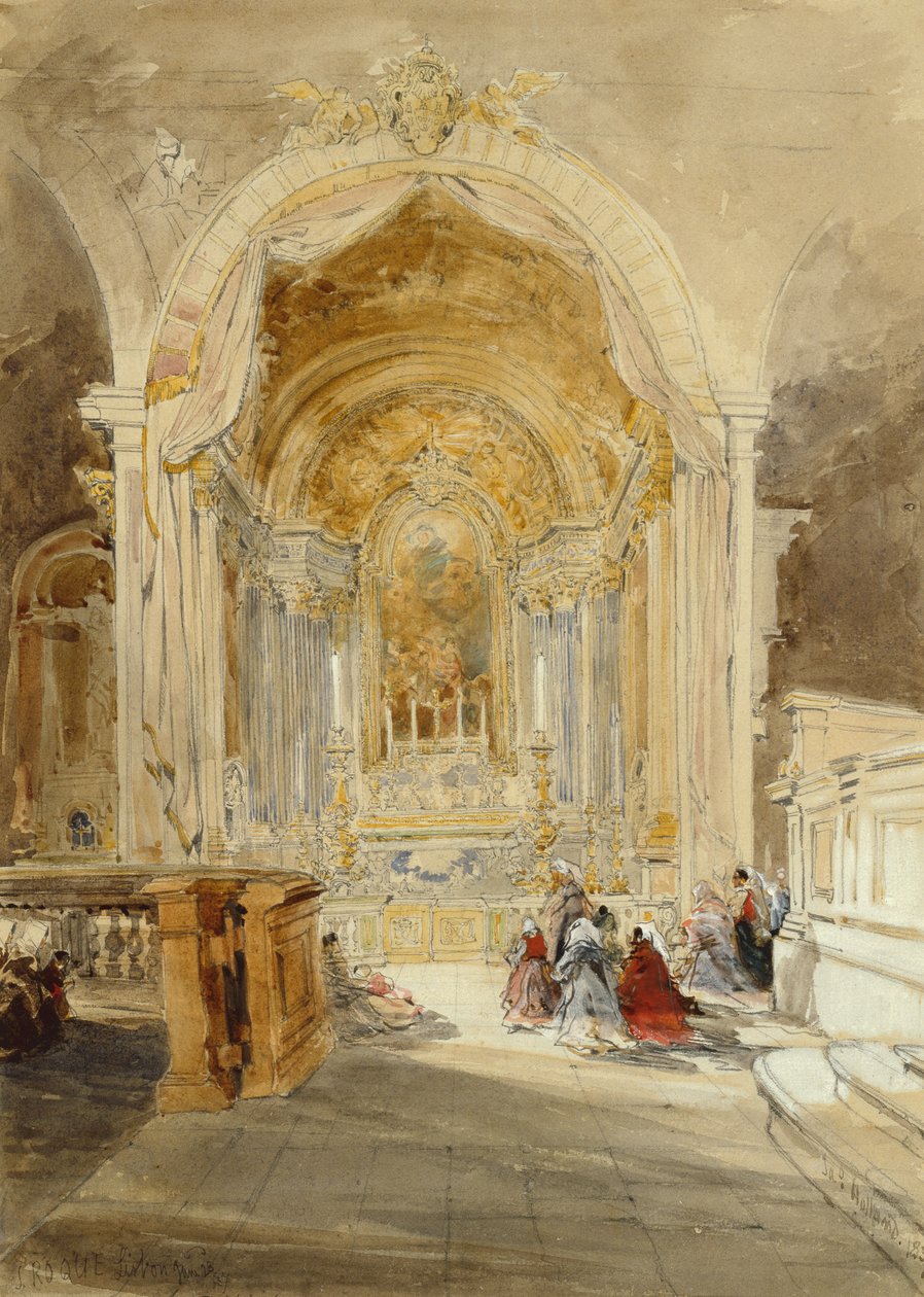 Kapellet til døperen Johannes, San Roque, Lisboa av James Holland