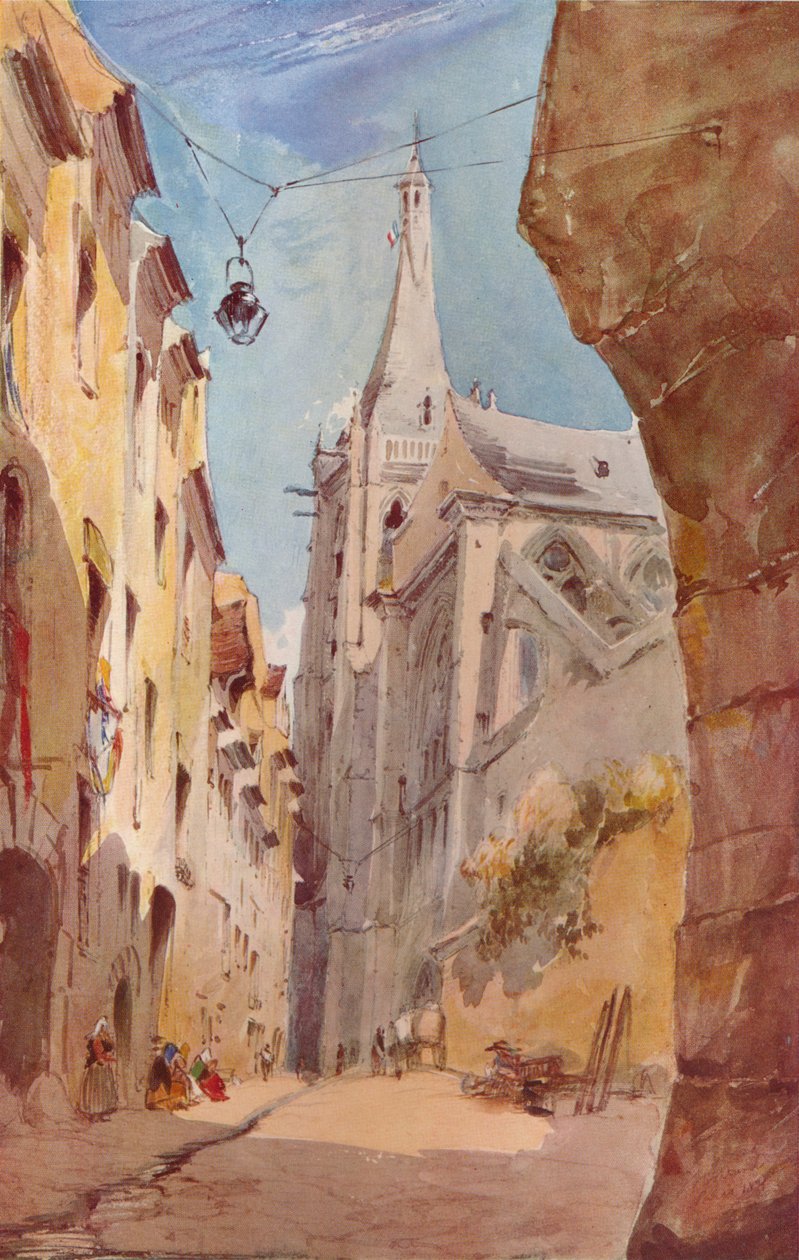 St. Severin-kirken, Paris, 1800-tallet av James Holland