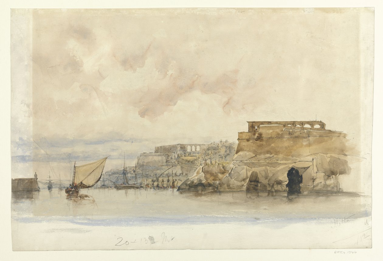 Utsikt over Valletta, Malta av James Holland
