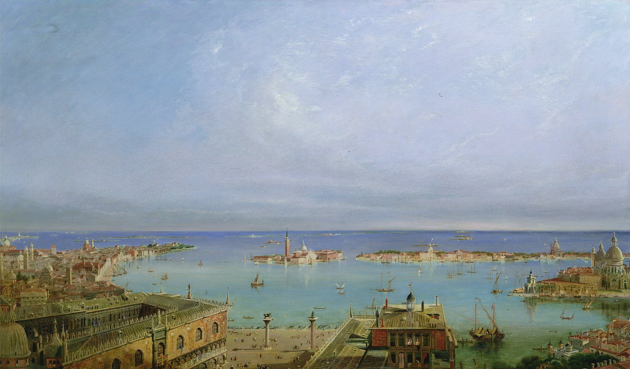 Utsikt over Venezia fra Campanile av James Holland