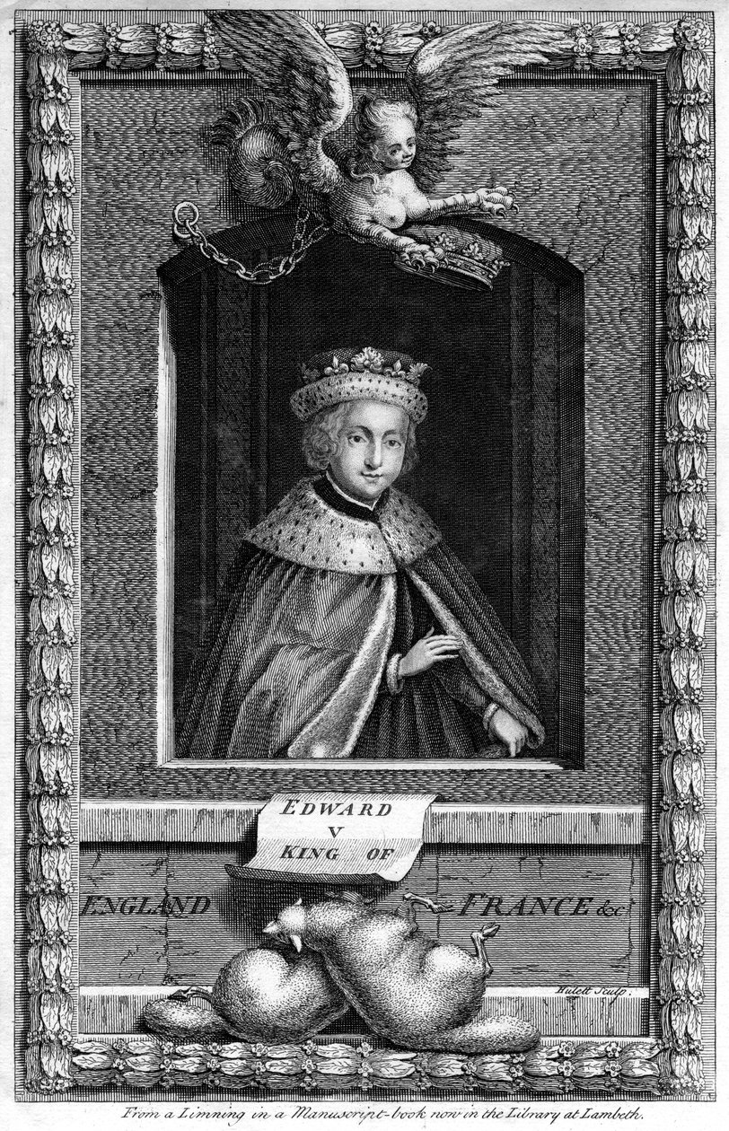Kong Edward V av England, 1700-tallet. av James Hulett