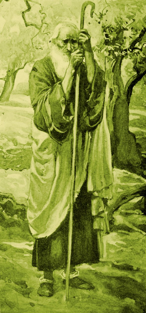Obadiah av J James Tissot - Bibelen av James Jacques Joseph (after) Tissot