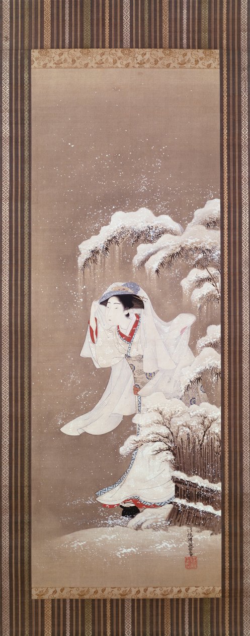En skjønnhet i snø av James Jacques Joseph Tissot