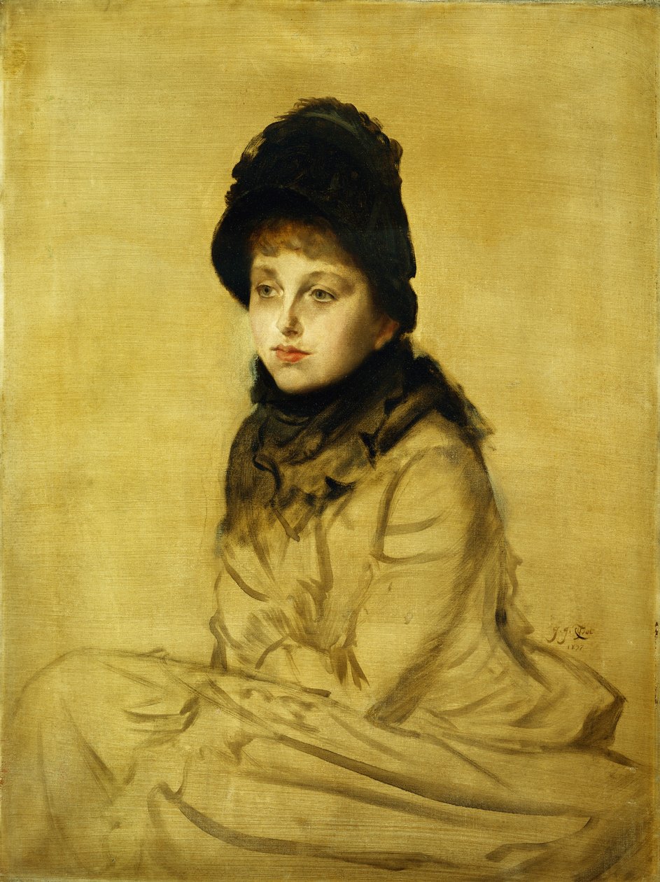 Et portrett av Kathleen Newton, 1877 av James Jacques Joseph Tissot