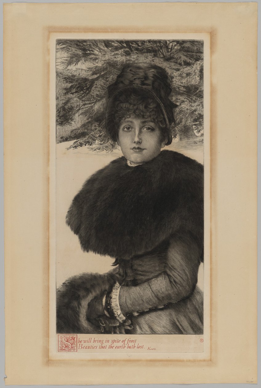 En vintertur av James Jacques Joseph Tissot