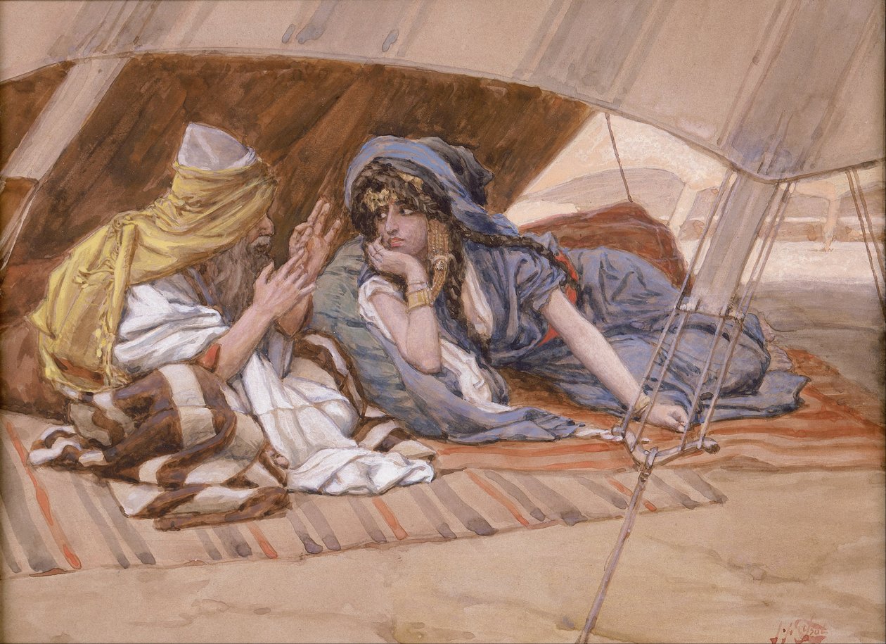 Abrams råd til Sarai av James Jacques Joseph Tissot