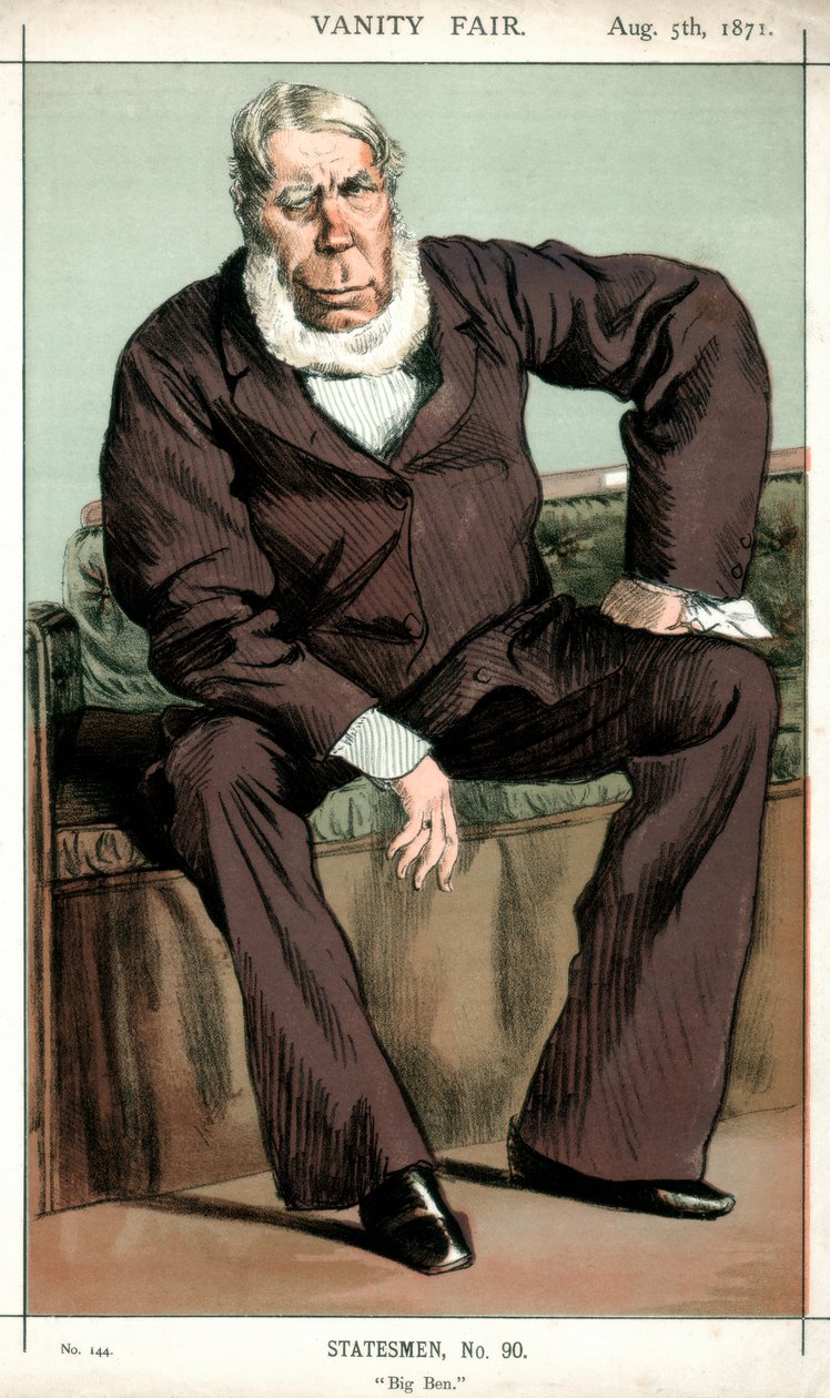 Big Ben George Bentinck , britisk politiker, 1871. av James Jacques Joseph Tissot