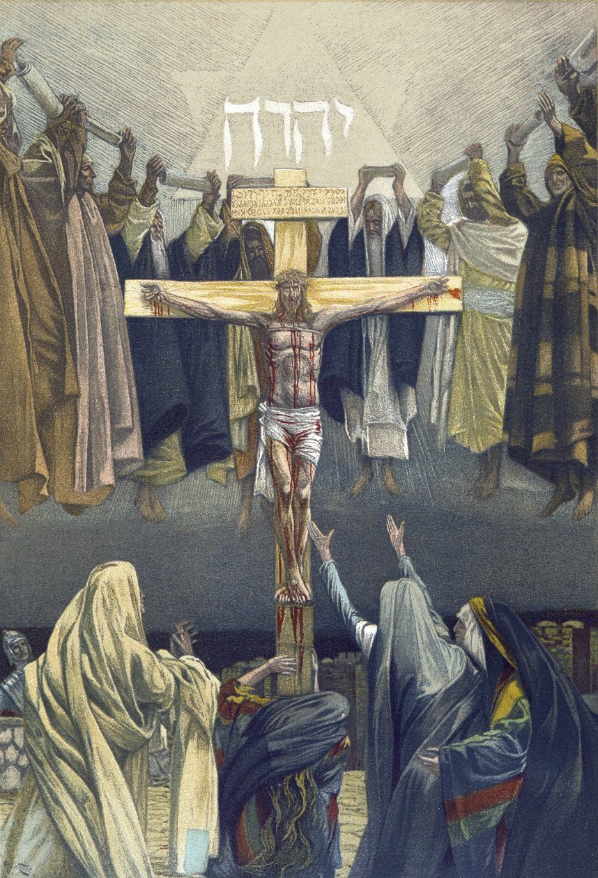 C"est la fin - It Is Finished - fra "" The Life of Our Lord Jesus Christ"" - 1899 av James Tissot - La vie de notre seigneur Jesus Christ, av Jacques Joseph av James Jacques Joseph Tissot