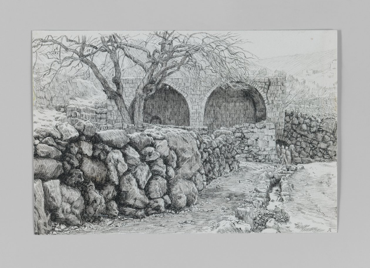Jomfrufontene i Ain-Karim, illustrasjon fra Vår Herre Jesu Kristi liv av James Jacques Joseph Tissot