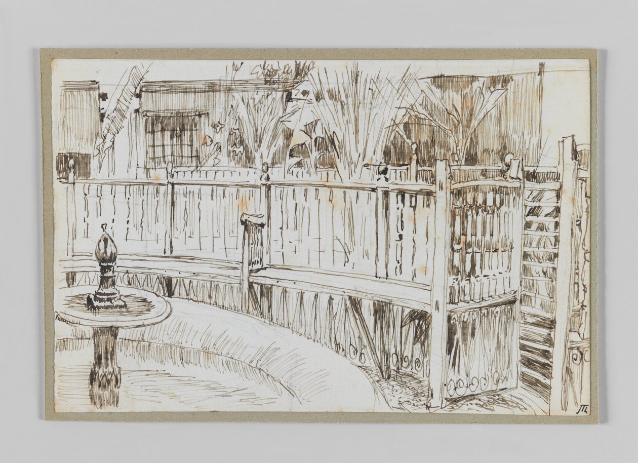 Garden of the dancing dervishes in Cairo, illustrasjon fra The Life of Our Lord Jesus Christ av James Jacques Joseph Tissot