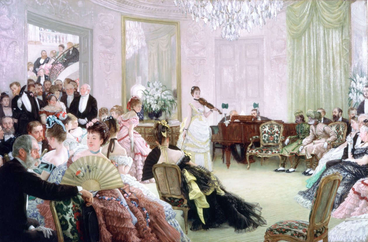 Hysj!, Konserten, c1875 av James Jacques Joseph Tissot