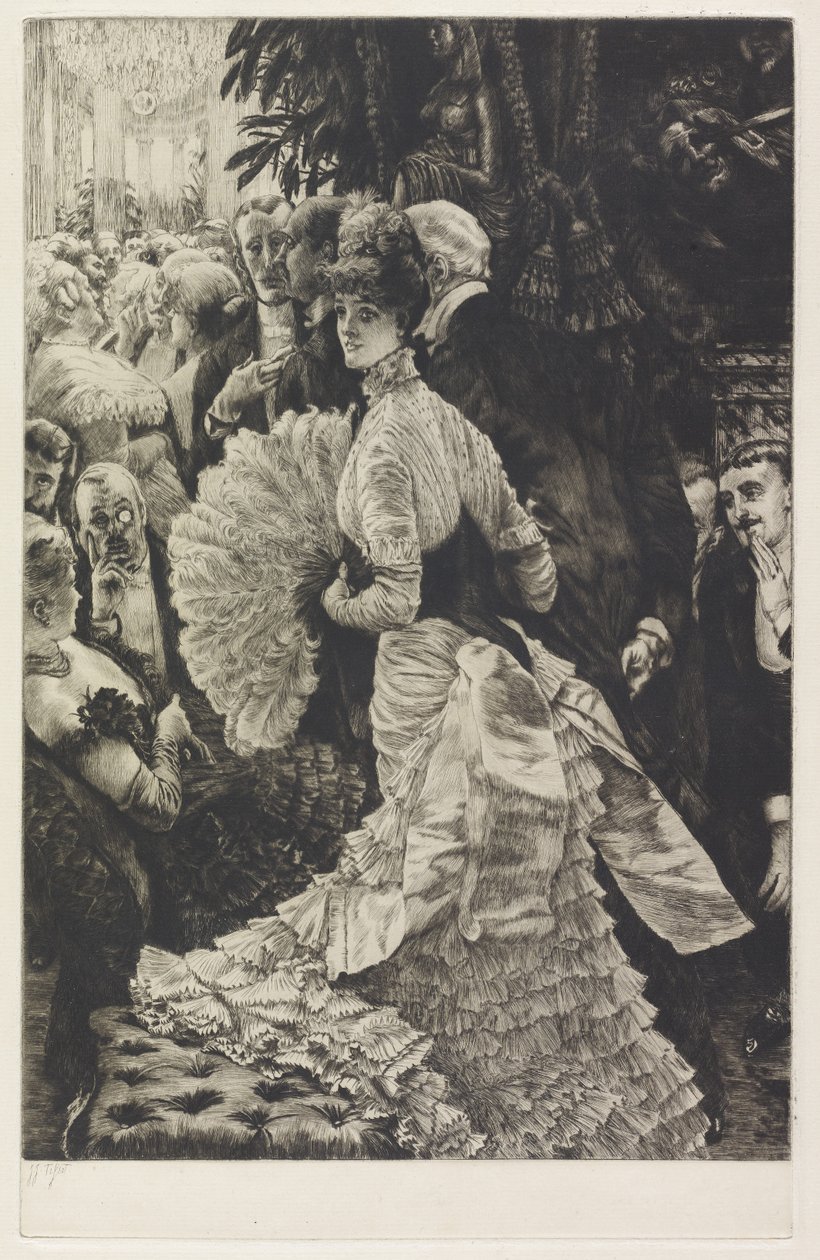 Kvinne i Paris: Politisk kvinne av James Jacques Joseph Tissot