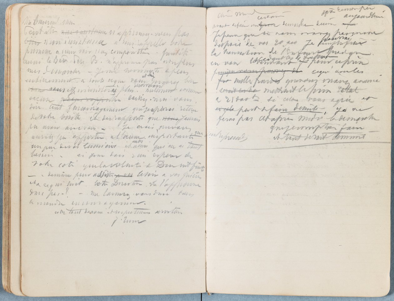 Sider fra et album med Sketches for The Life of Our Lord Jesus Christ, slutten av 1880-tallet (grafitt og vask på papir) av James Jacques Joseph Tissot