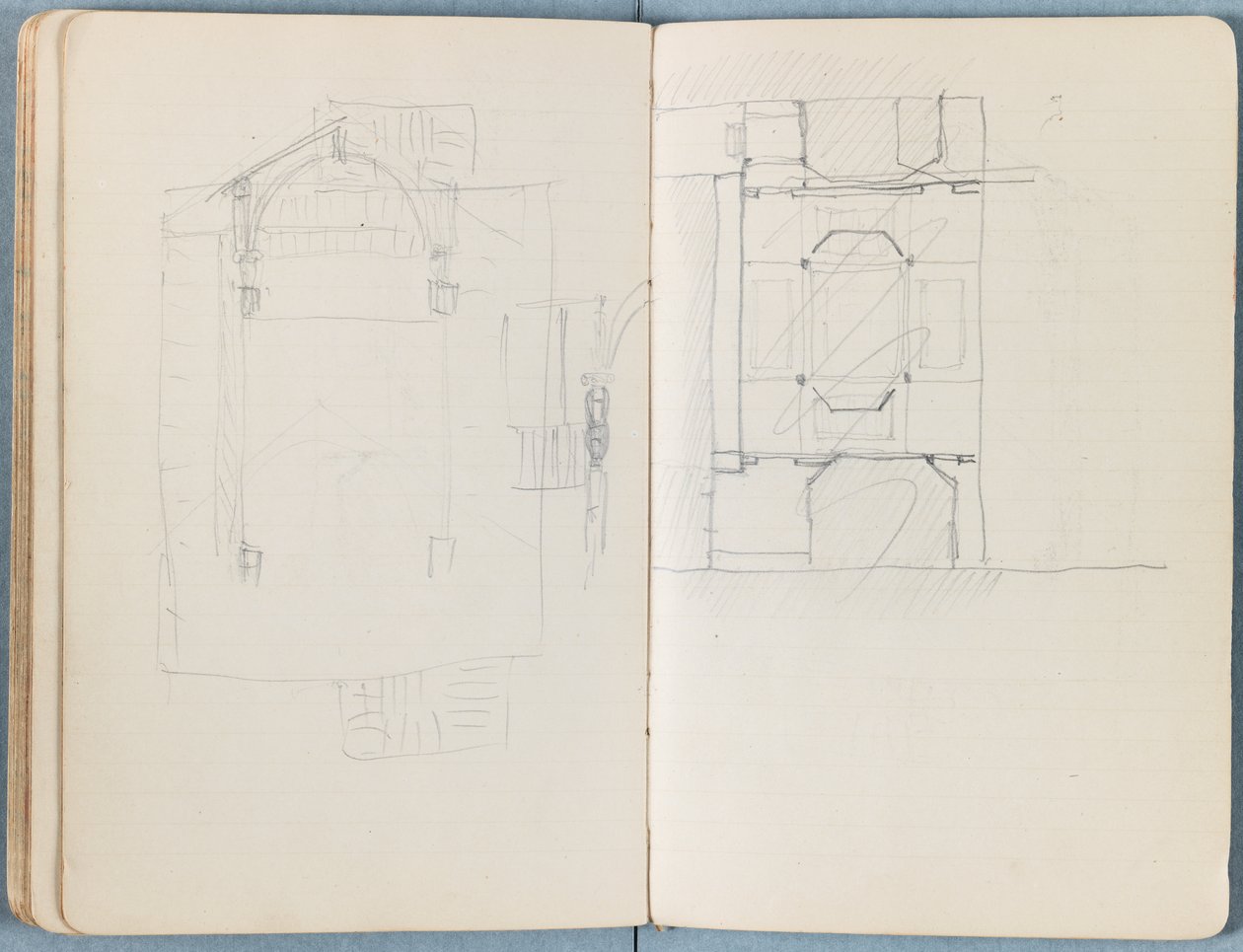 Sider fra et album med Sketches for The Life of Our Lord Jesus Christ, slutten av 1880-tallet (grafitt og vask på papir) av James Jacques Joseph Tissot