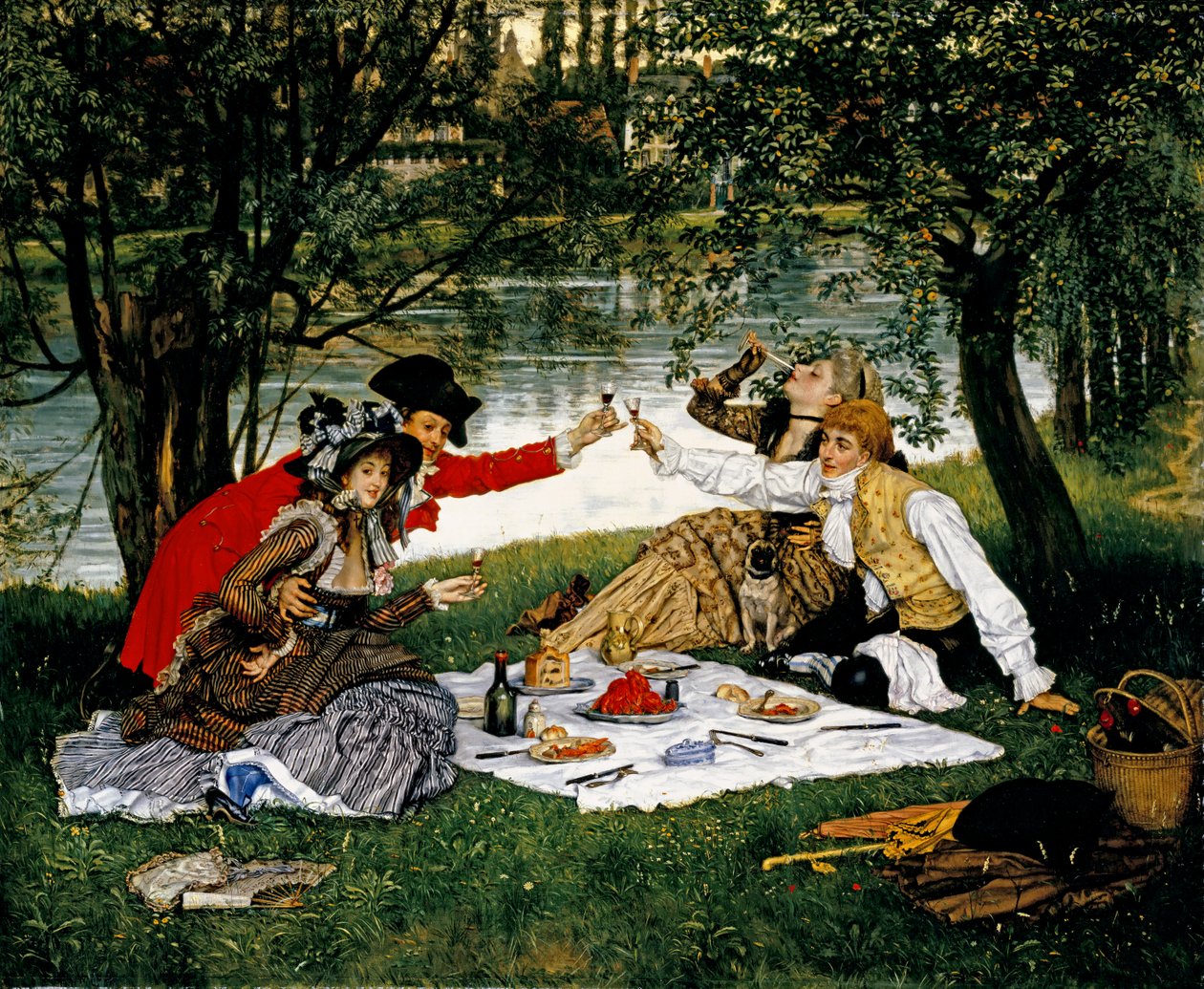 Part Square, 1870 av James Jacques Joseph Tissot