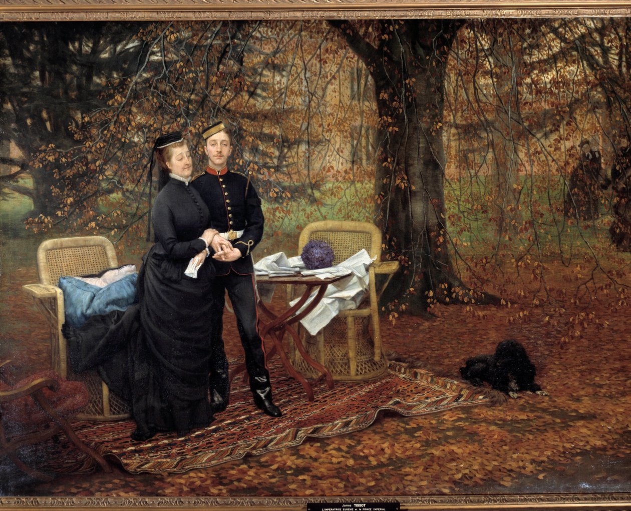 Portretter av den keiserlige prins Eugenia (Eugenia de Montijo av James Jacques Joseph Tissot