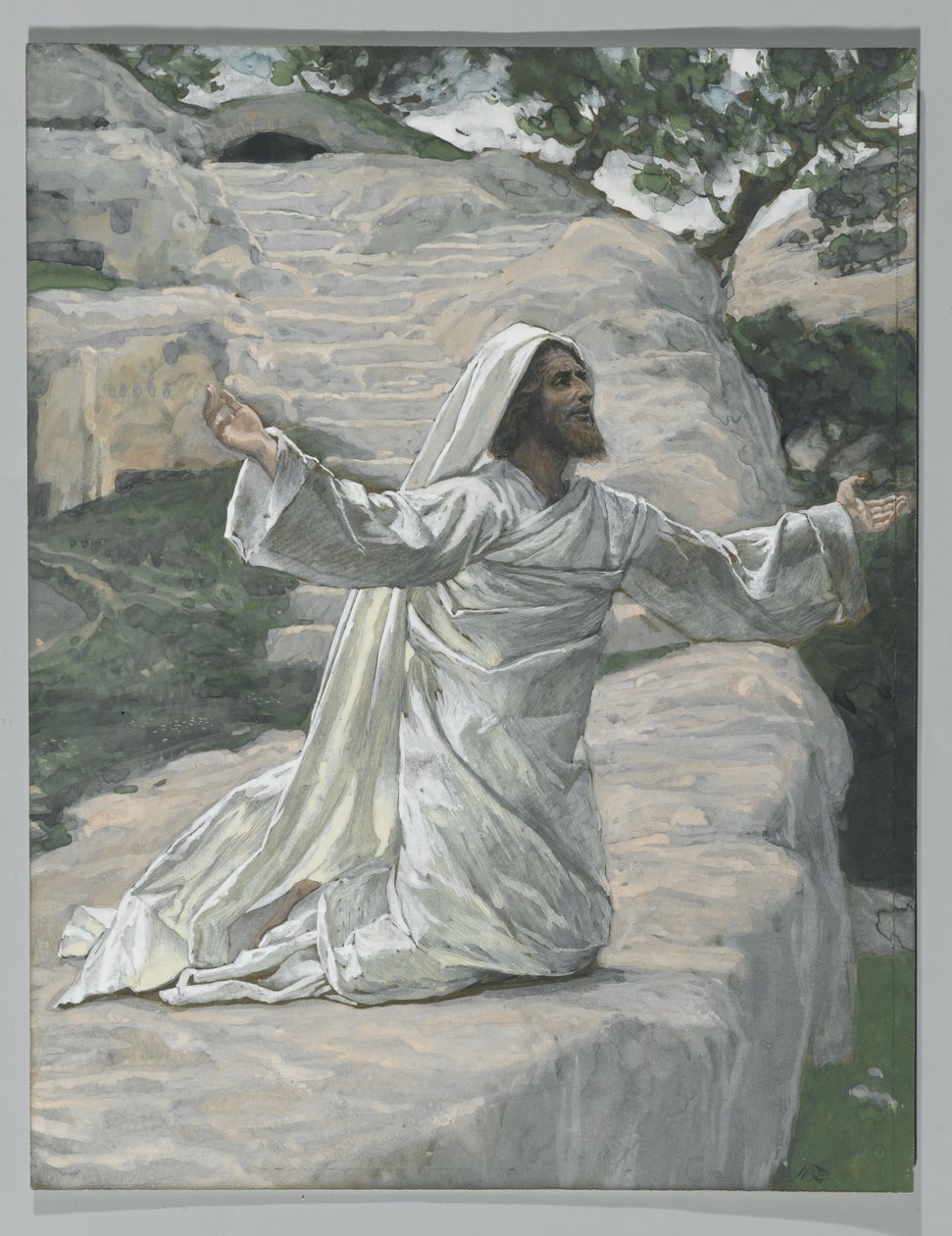 Saint James the Less, illustrasjon fra The Life of Our Lord Jesus Christ, 1886-94 (wc over grafitt på papir) av James Jacques Joseph Tissot