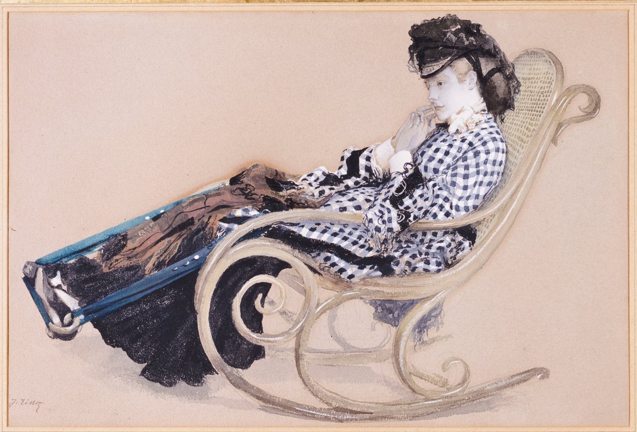Studie for "Den siste kvelden" av James Jacques Joseph Tissot