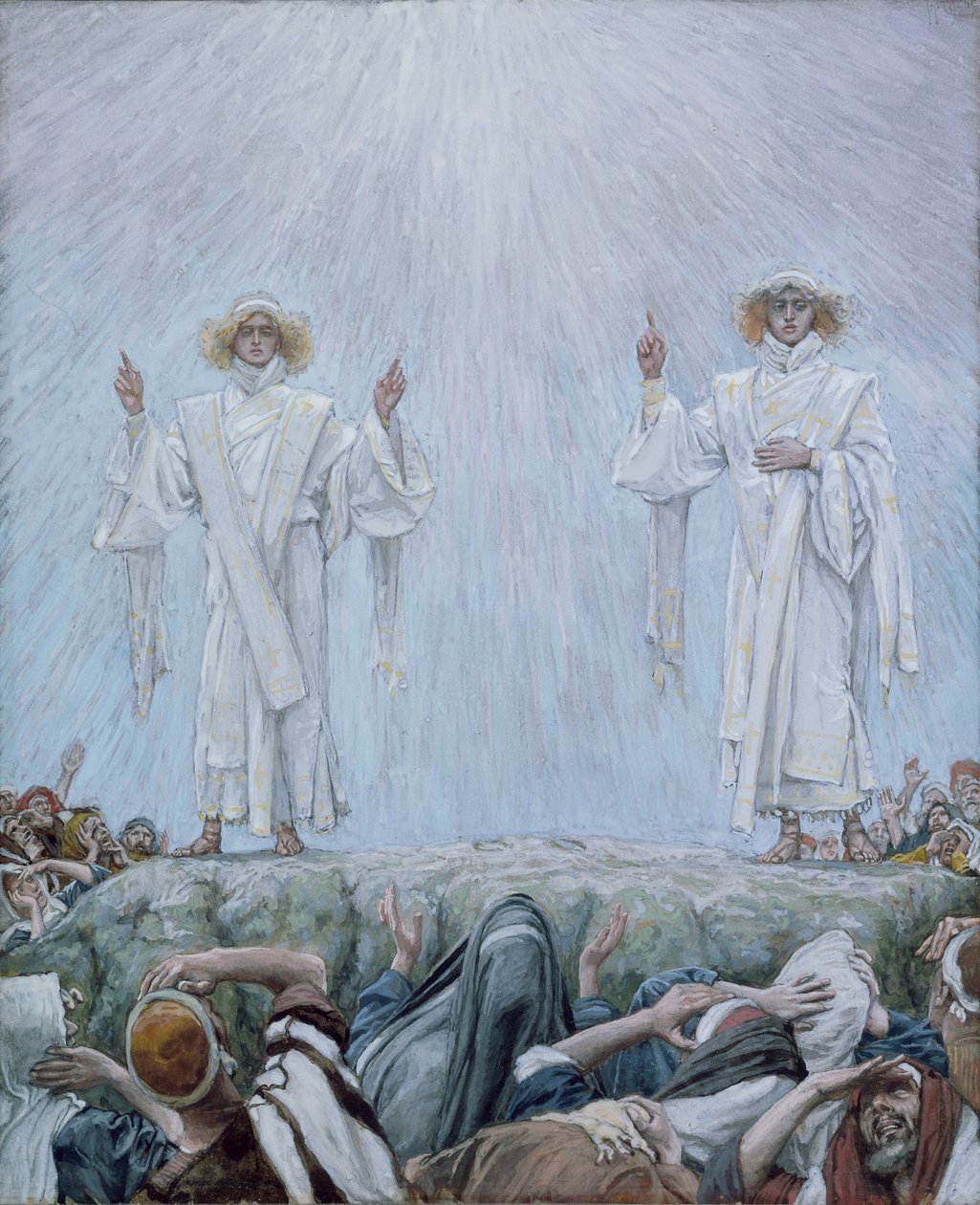 The Ascension, illustrasjon for The Life of Christ, ca. 1884-96 (wc & gouache på papp) av James Jacques Joseph Tissot
