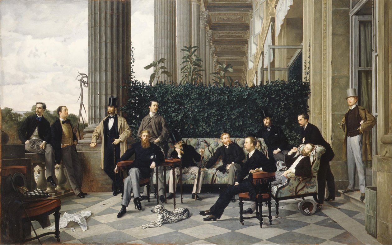 Circle of the Rue Royale, 1868 av James Jacques Joseph Tissot