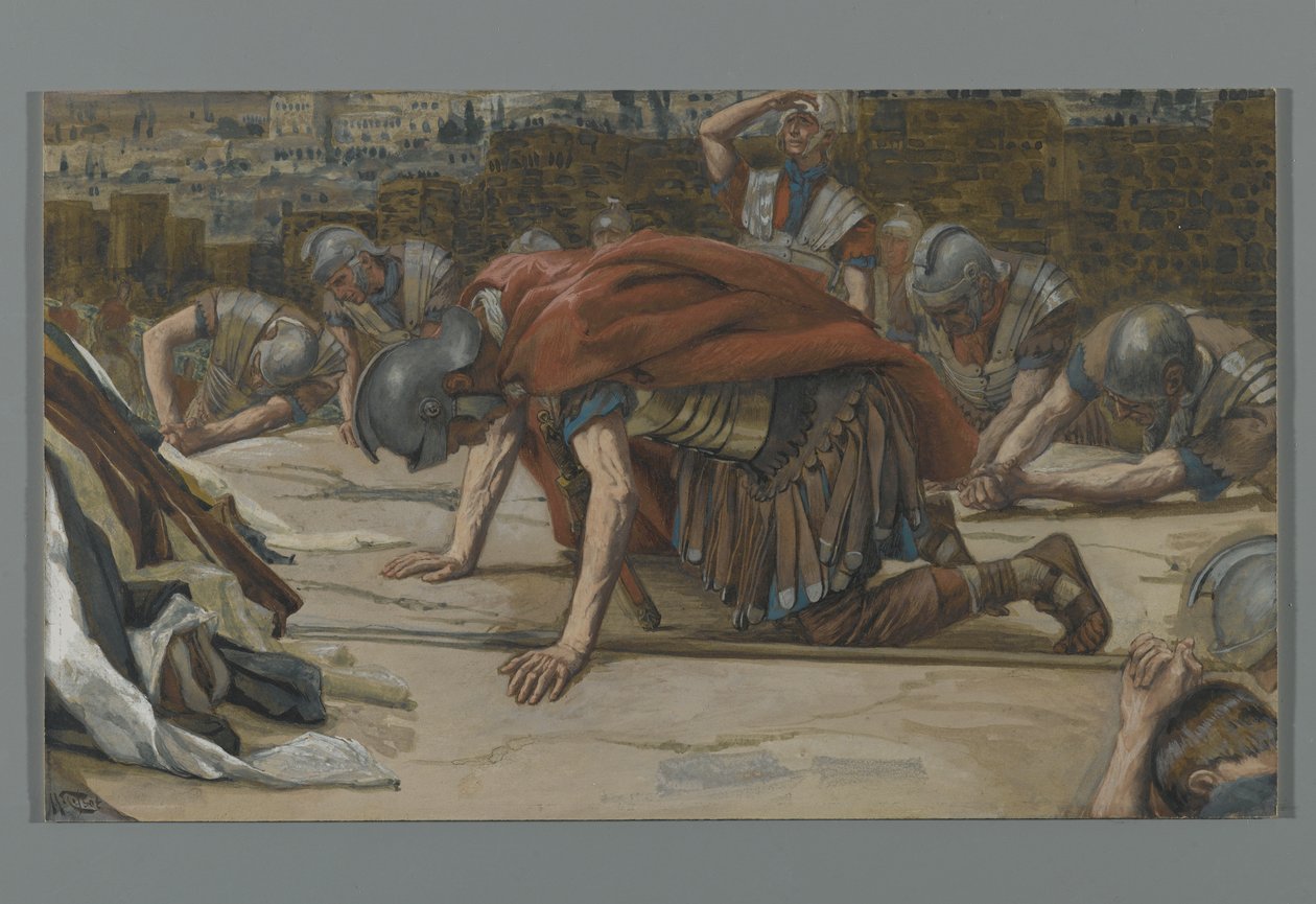The Confession of the Centurion, illustrasjon fra The Life of Our Lord Jesus Christ, 1886-94 (wc over grafitt på papir) av James Jacques Joseph Tissot