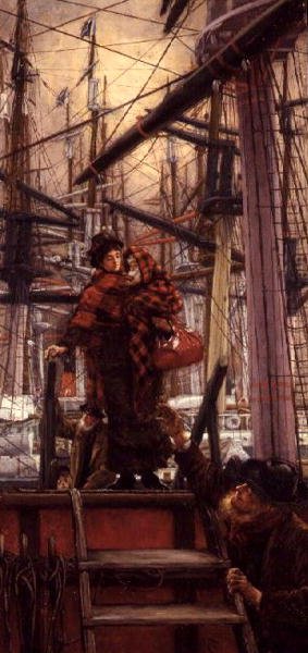 Utvandrerne, eller en hjelpende hånd av James Jacques Joseph Tissot