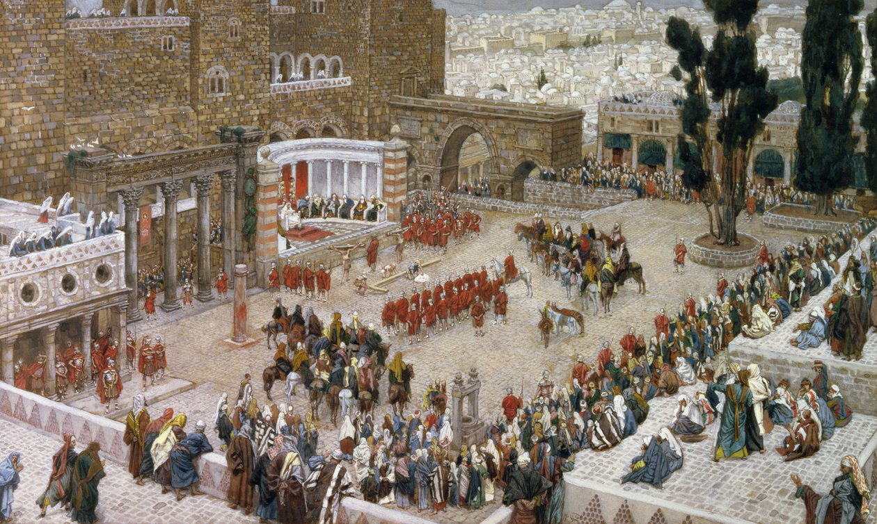 The Forum of Jerusalem as Seen From Above, illustrasjon til The Life of Christ, ca. 1886-96 (gouache på papp) av James Jacques Joseph Tissot