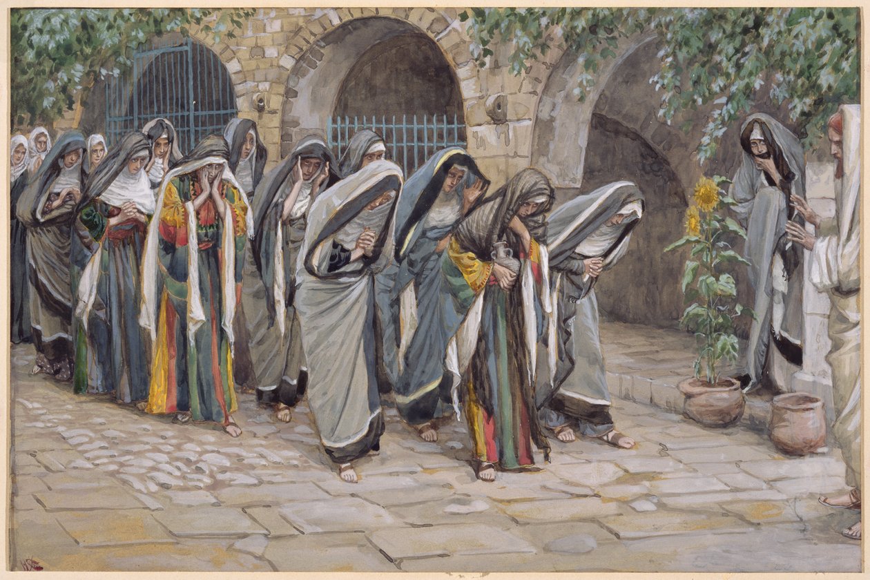 The Holy Women, illustrasjon for The Life of Christ, ca. 1886-94 (wc & gouache på papp) av James Jacques Joseph Tissot