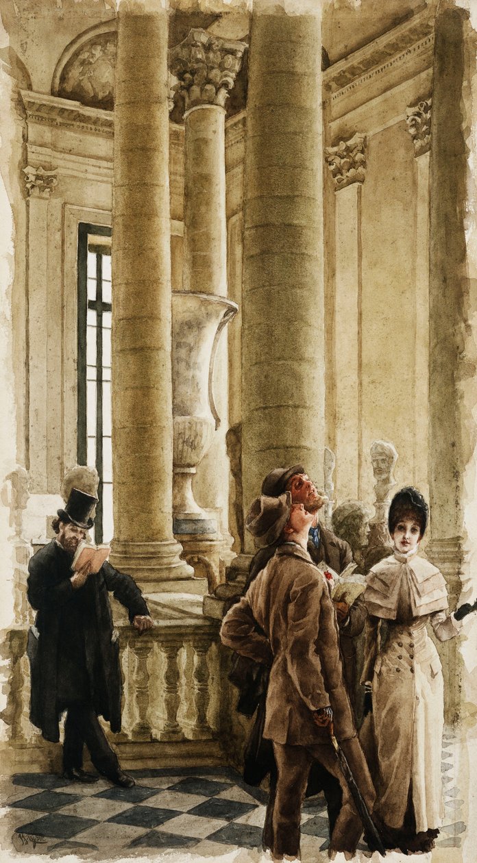 Louvre av James Jacques Joseph Tissot