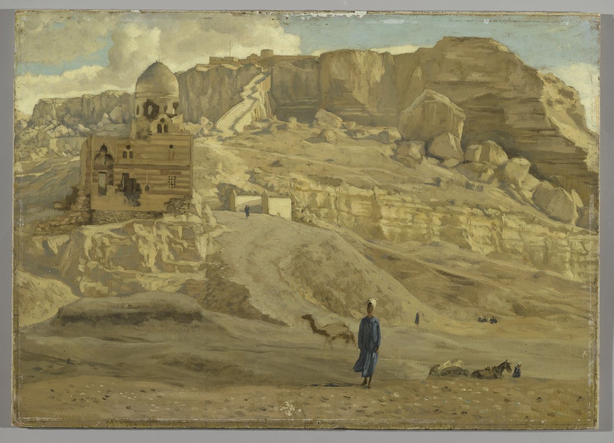 Mokattamen fra citadellet i Kairo, illustrasjon fra Vår Herre Jesu Kristi liv av James Jacques Joseph Tissot