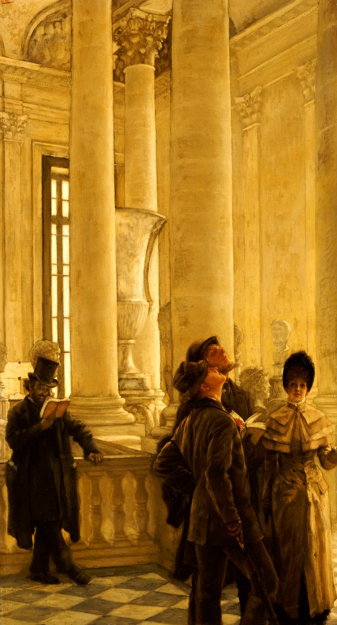 Nordtrappen ved Louvre av James Jacques Joseph Tissot