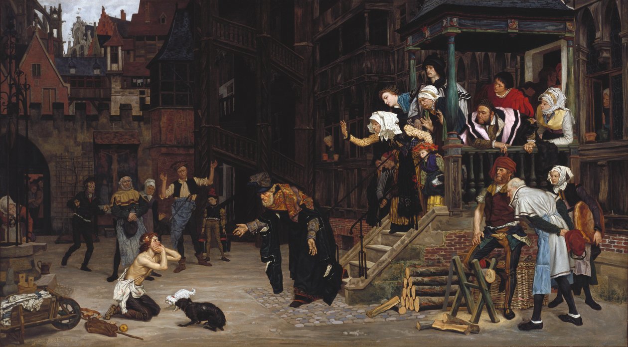 The Return of the Prodigal Son, 1862 av James Jacques Joseph Tissot