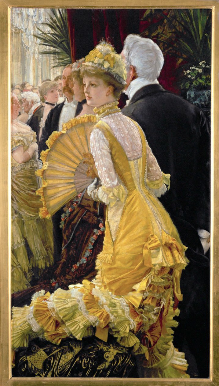 Ballen, ca. 1878 (maleri på lerret) av James Jacques Joseph Tissot